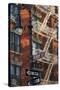 Greenwich Village Street Sign.-Jon Hicks-Stretched Canvas