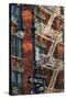 Greenwich Village Street Sign.-Jon Hicks-Stretched Canvas