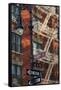 Greenwich Village Street Sign.-Jon Hicks-Framed Stretched Canvas