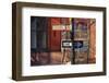 Greenwich Village Street Sign.-Jon Hicks-Framed Photographic Print