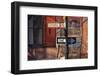 Greenwich Village Street Sign.-Jon Hicks-Framed Photographic Print