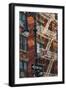 Greenwich Village Street Sign.-Jon Hicks-Framed Photographic Print