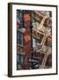 Greenwich Village Street Sign.-Jon Hicks-Framed Photographic Print