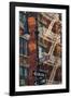 Greenwich Village Street Sign.-Jon Hicks-Framed Photographic Print