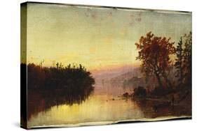 Greenwood Lake at Twilight, 1873-Jasper Francis Cropsey-Stretched Canvas