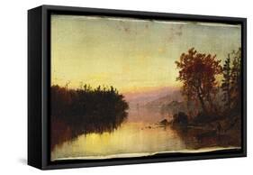 Greenwood Lake at Twilight, 1873-Jasper Francis Cropsey-Framed Stretched Canvas