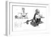 Greenwood's Wood Sawing Machine, 1886-null-Framed Giclee Print