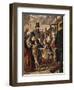 Greeting at the Train Station-A. Kronheim-Framed Giclee Print