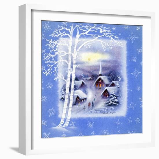 Greeting Card - Churches, Silent Night, National Museum of American History-null-Framed Art Print