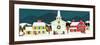 Greeting Card - Village Scene with Church, National Museum of American History-null-Framed Premium Giclee Print