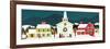 Greeting Card - Village Scene with Church, National Museum of American History-null-Framed Premium Giclee Print