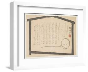 Greeting of the New Year of the Rat, January 1864-Buun-Framed Giclee Print