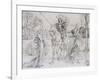 Greeting the Knight, C1880-1932-Armand Point-Framed Giclee Print