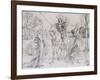 Greeting the Knight, C1880-1932-Armand Point-Framed Giclee Print