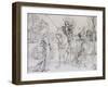 Greeting the Knight, C1880-1932-Armand Point-Framed Giclee Print