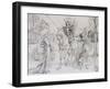 Greeting the Knight, C1880-1932-Armand Point-Framed Giclee Print