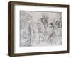 Greeting the Knight, C1880-1932-Armand Point-Framed Giclee Print