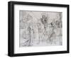 Greeting the Knight, C1880-1932-Armand Point-Framed Giclee Print