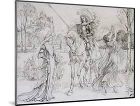 Greeting the Knight, C1880-1932-Armand Point-Mounted Giclee Print