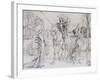 Greeting the Knight, C1880-1932-Armand Point-Framed Giclee Print