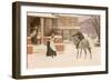 Greeting the Postman-Robert Walker Macbeth-Framed Giclee Print