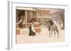 Greeting the Postman-Robert Walker Macbeth-Framed Giclee Print