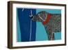 Greeting Visitors Bad Dog-Stephen Huneck-Framed Giclee Print