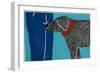 Greeting Visitors Bad Dog-Stephen Huneck-Framed Giclee Print