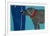 Greeting Visitors Bad Dog-Stephen Huneck-Framed Giclee Print