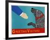 Greeting Visitors Good Dog Banner-Stephen Huneck-Framed Giclee Print