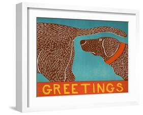 Greetings Choc-Stephen Huneck-Framed Giclee Print