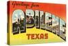 Greetings from Abilene, Texas-null-Stretched Canvas