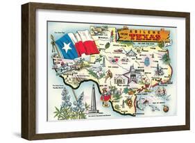 Greetings from Abilene, Texas-null-Framed Art Print