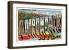 Greetings from Adirondack, New York-null-Framed Art Print