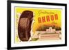 Greetings from Akron, Ohio-null-Framed Premium Giclee Print