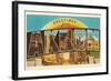 Greetings from Akron, Ohio-null-Framed Art Print