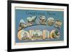 Greetings from Akron, Ohio-null-Framed Art Print