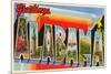 Greetings from Alabama-null-Mounted Premium Giclee Print