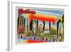 Greetings from Alabama-null-Framed Art Print