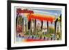 Greetings from Alabama-null-Framed Art Print