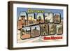 Greetings from Alamogordo, New Mexico-null-Framed Art Print