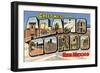 Greetings from Alamogordo, New Mexico-null-Framed Art Print