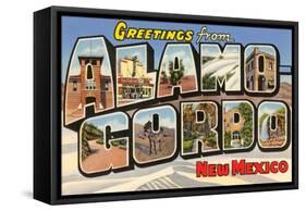 Greetings from Alamogordo, New Mexico-null-Framed Stretched Canvas