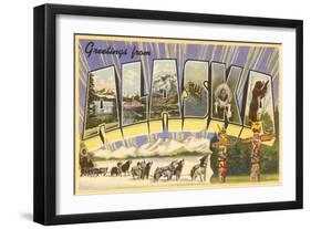 Greetings from Alaska-null-Framed Art Print