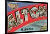 Greetings from Alton, Illinois-null-Framed Art Print