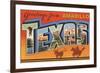 Greetings from Amarillo, Texas-null-Framed Premium Giclee Print