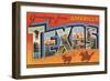 Greetings from Amarillo, Texas-null-Framed Art Print