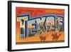 Greetings from Amarillo, Texas-null-Framed Art Print