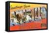 Greetings from Amarillo, Texas-null-Framed Stretched Canvas