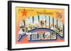 Greetings from Amarillo, Texas-null-Framed Art Print